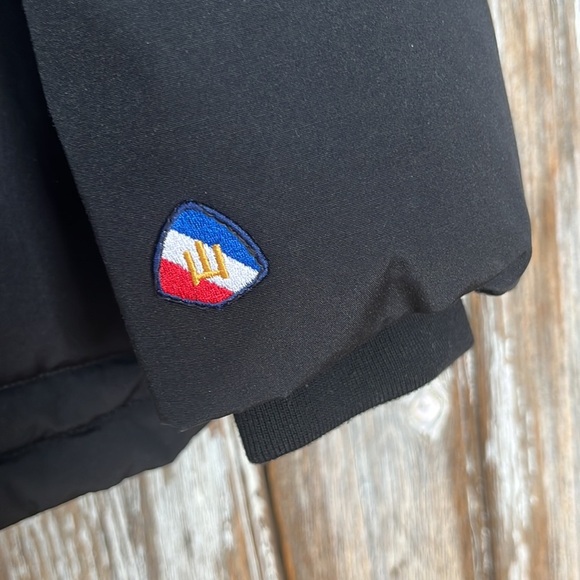 SUPER DRY Men's Black Hooded Down Jacket, size small - Picture 4 of 7